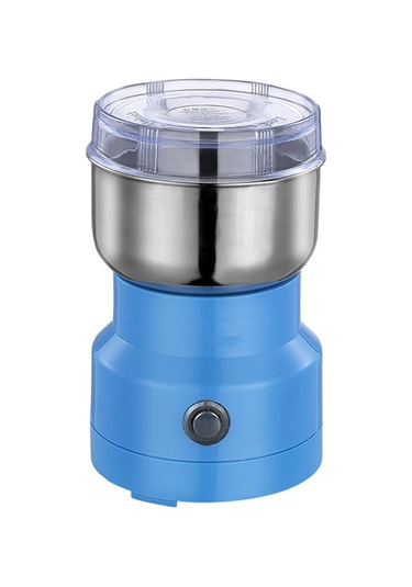 Lyon Ev Tipiçok Fonksiyonlu Küçük Kahve Değirmeni Mavisi