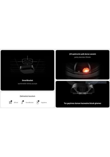 Ajax Fıreprotect 85db Isı Ve Duman Kablosuz Dedektör-114467