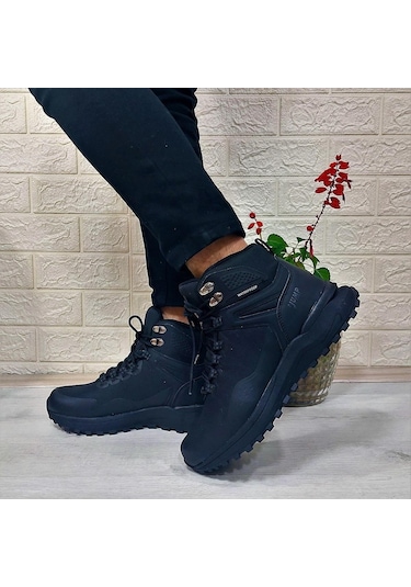 Jump 29652 Siyah Waterproof Kaymaz Rahat Erkek Bot 001