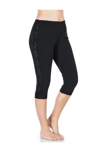 Derya Kurşun Şeritli Kısa Kadın Tayt 417 Beyaz