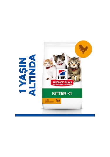 Hill's Scıence Plan Tavuklu Yavru Kedi Maması 1,5 Kg