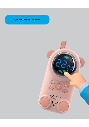 Lcd Ekranlı Bebek M2 Telsizi - Lisinya