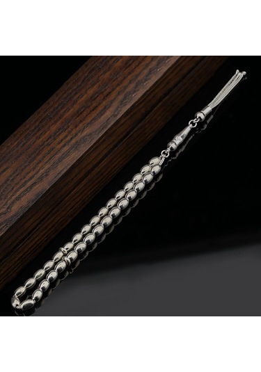 Arpa Kesim Gümüş Tesbih Model 4