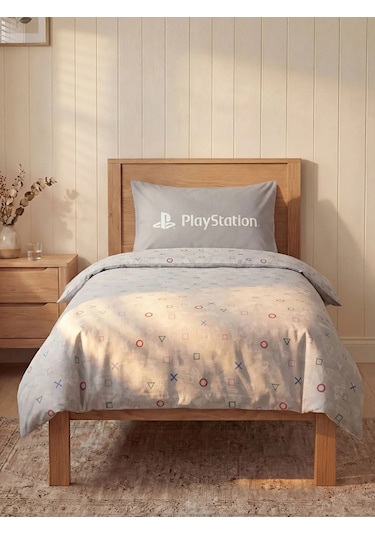 Karışık Playstation Baskılı Tek Kişilik Nevresim Seti
