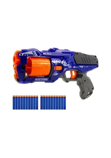 Prestij Oyuncak Nerf Yumuşak Mermi Atan Tabanca 20 Mermili FAB.64