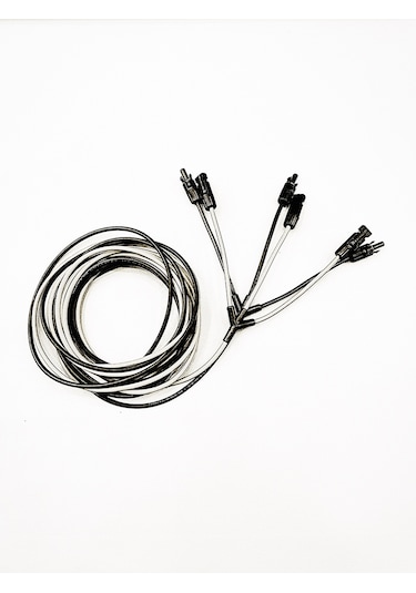 10+10 METRE 3LÜ MC4 6MM2 SOLAR KONNEKTÖR 3 İN 1 KABLOLU PARALELLE