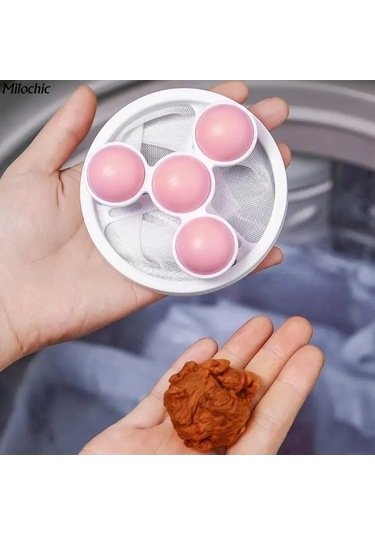 Besthome1 6 Adet Saç Kir Tutucu Ağı, Etkili Filtre Seti, 17.5x9.2 Cm, Mavi-mor-pembe, Yıkama Makinesi İçin Diğer