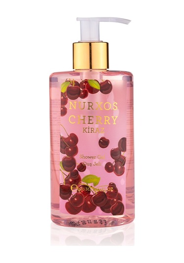Nurxos 9887 Cherry Kiraz Hediyelik Kutulu 3'lü Set Vücut Spreyi & Losyon & Duş Jeli