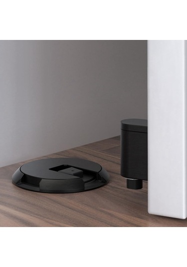 Teltree Zink Alyüminyum Zırhlı Rüzgar Dayanıklı Kapı Tutucu - Tek Basılışta Kilitle, Tekrar Basılışta Aç - Delme Yok Kurulum - 10-20mm Aralık Uyumlu - Gri Gri