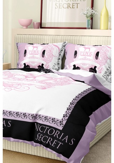 Marka Nevresim Takımı Çift Kişilik Pamuklu Saten Kumaş 6 Parça 3d Dijital Baskı Duvet Cover Set Model No:123 Renkli