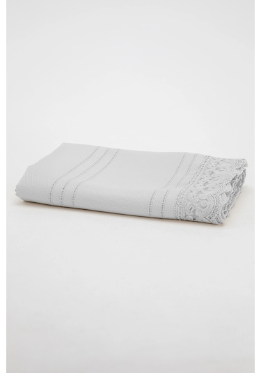 Defne Leke Tutmaz Masa Örtüsü 160x220 - Gri Gri