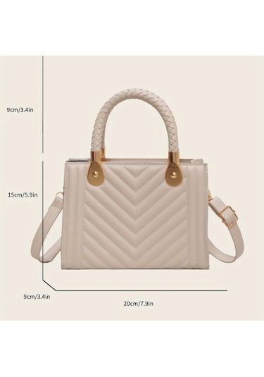Klasik Kapitone Detaylı Kare Bayan Çanta
