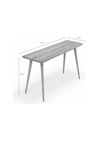 Mobenta Basic Entry: Modern Masif Dresuar, Antre Konsolu - 110x35 Ig Mavi