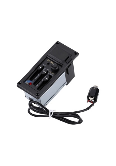 Suofeng Eq-505r Gitar Ton Ve Ses Ayarlayıcı, Geniş Frekans Aralığı, 9v Pil İle Çalışır Pil Dahil Değil