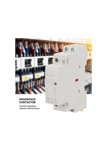 Yaozixa 2p 25a 24v Ac Kontakör: 1no1nc, Düşük Gürültü, Enerji Tasarruflu, Kompakt, Ev Kullanıma Uygun