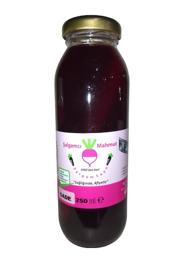 Şalgamcı Mahmut Cam Şişede Taneli Şalgam 24 x 250 ML