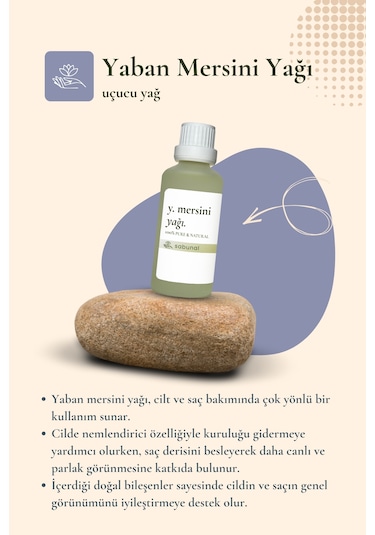 Sabunal Yaban Mersini Yağı 50 ML Doğal Cilt Bakım Yağı