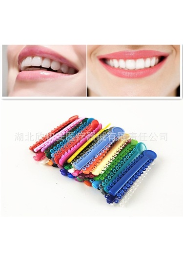 Wezone Diş Ortodonti Malzemesi: Renkli Plastik Ligatür Çemberleri, 1 Paket, Ağız Bakımı İçin