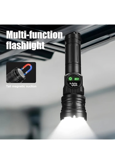 Yüksek Güçlü Led El Feneri Type-c Şarj Edilebilir Alüminyum Torch Açık Built-in 2000mah Built-in 2000mah Çok Renkli