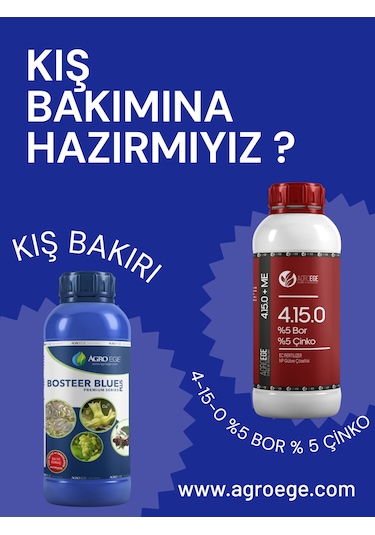 Hasat Sonu Kış Bakım Seti Blue - 4-15-0 1 Litre 2 li Set