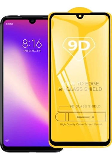 Xiaomi Redmi Note 7 9d Full Glue Tempered Cam Ekran Koruyucu- 5775