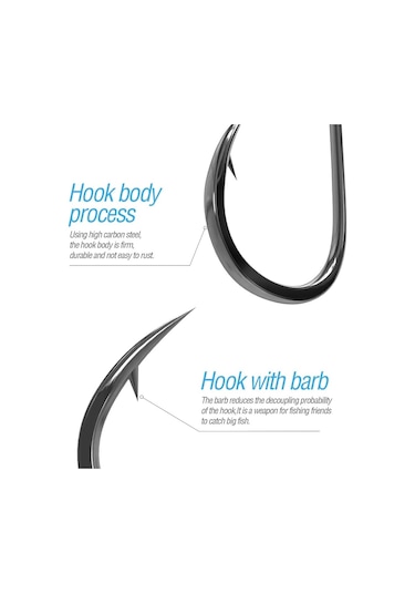 MSO Yüksek Karbonlu Olta Balık Sahte Silikon Yem İğne