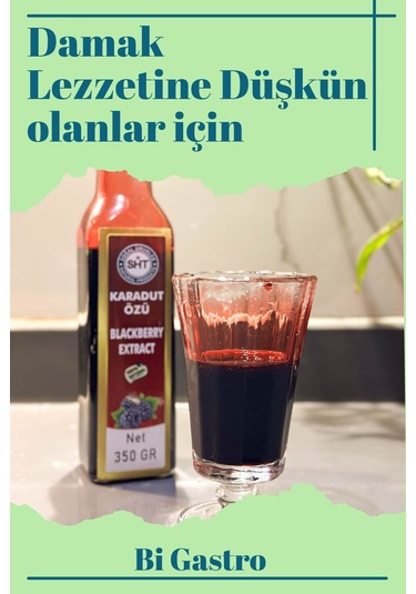 Bi Gastro - Organik Karadut Özü - Karadut Şurubu - Kara Dut Pekmezi - 350 Gr