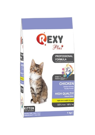 Rexy Tavuklu Yavru Kedi Maması 1 KG