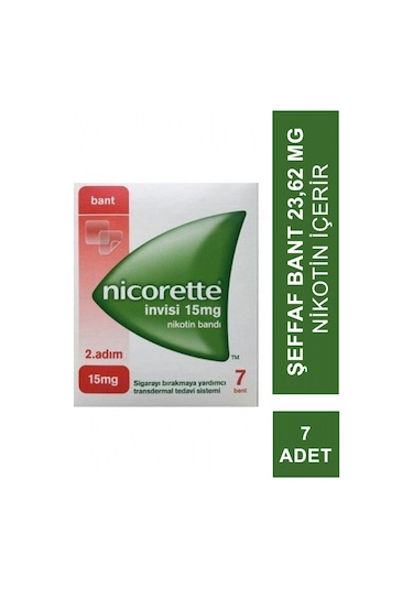 Nicorette İnvisi 2.Adım15 Mg 7 Nikotin Bandı