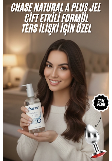 Çift Etkili Doğal A Plus Jel 250ml - 7cm Plug 2'li Set