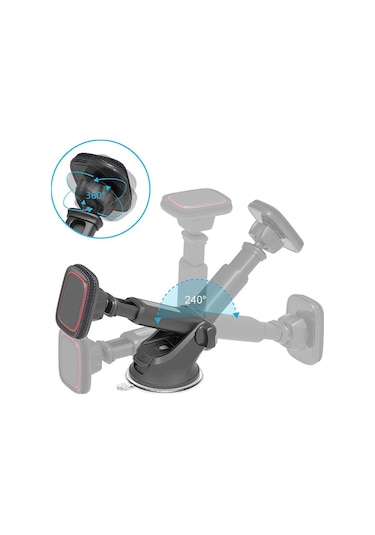 Tüm Araba Ve Ofis Masalarına Uygun Mıknatıslı Akrobat Tutucu