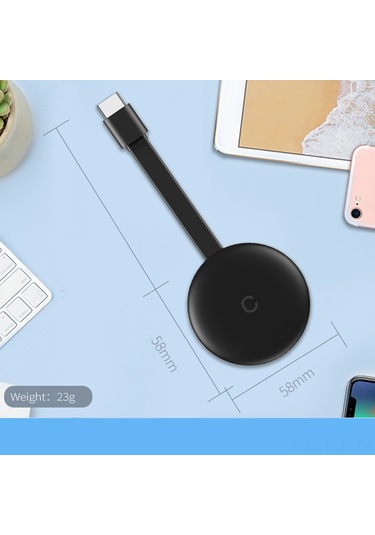 Xindoker G12 Kablosuz Ekran Paylaşım Aleti - 1080p Full Hd, İos/android Uyumlu, Tv/projektör Akışı, Taşınabilir Wi-fi Mirroring Cihazı