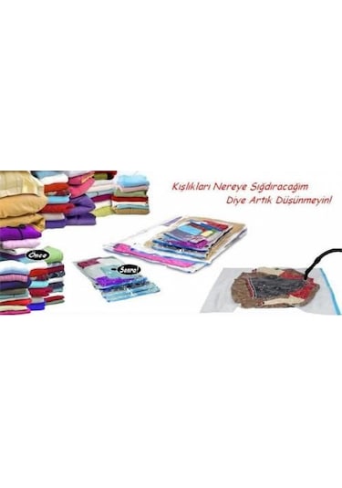 70x110 Lavanta Kokulu Vakumlu Saklama Torbası Vakumlu Hurç Çok Renkli