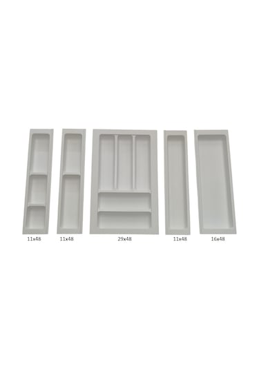 Mutfak Çekmece İçi Kaşıklık Beyaz 74 Cm x 48 Cm