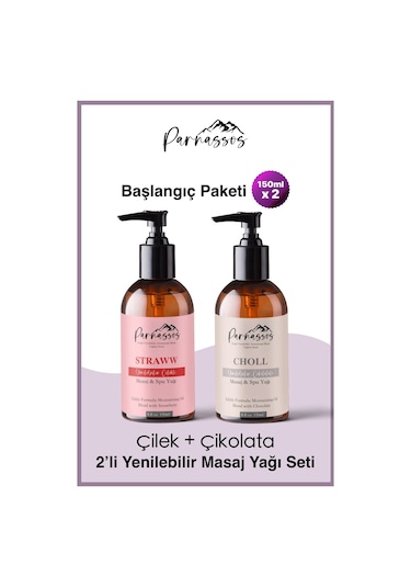 Parnassos Ipeksi Etkili Ve Yenilebilir Çikolata Masaj Yağı Çilek