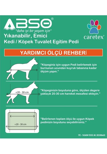 Caretex Yıkanabilir Kedi Köpek Çiş Pedi Beyaz 75 x 85 CM
