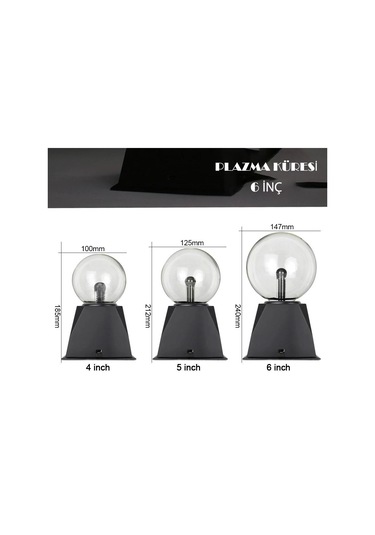 Dailytech Plazma Işık Küresi Sese Duyarlı Gece Lambası