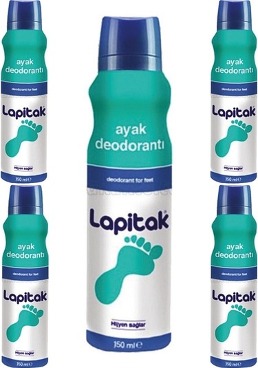 Lapitak Ayak Deodorantı 5 x 150 ML