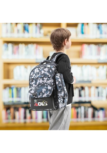 Lichen01 Çocuk Sırt Çantası Okul Çantası 1-5. Sınıf Erkek Çocuklar