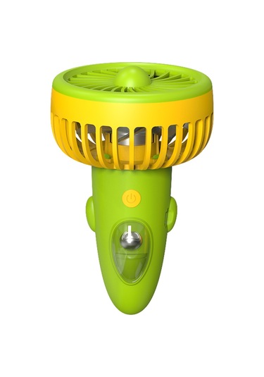 Kangvka Yenilenebilir Usb Boyun Bağlı Mini Fan - 3 Hız Ayarı, Taşınabilir Ev/outdoor Kullanım, Yeşil-sarı Renk F6