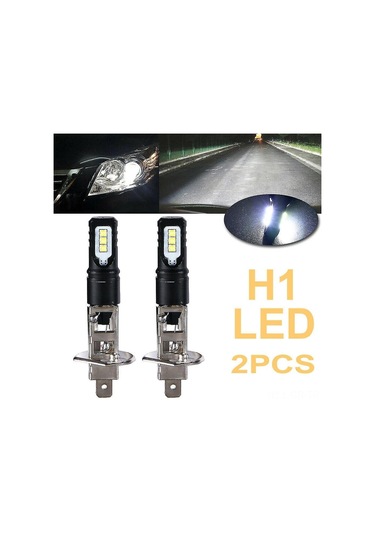 Singree 2x H1 6000k Süper Parlak Led Far Kit - 6000 Lümen, Yüksek Işık, Kolay Kurulum, Uzun Ömür