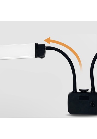 Kilifone - Işıklı Telefon Tutucu Ring Light Al45x - Siyah - T37812