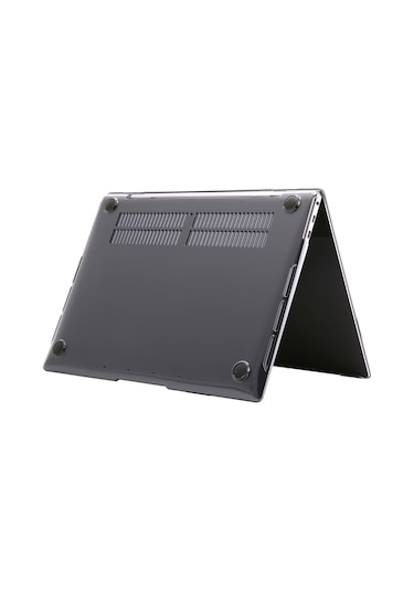 Cbtx Darbeye Dayanıklı MateBook X Pro Ön ve Arka Koruyucu Kılıf  Şeffaf Siyah