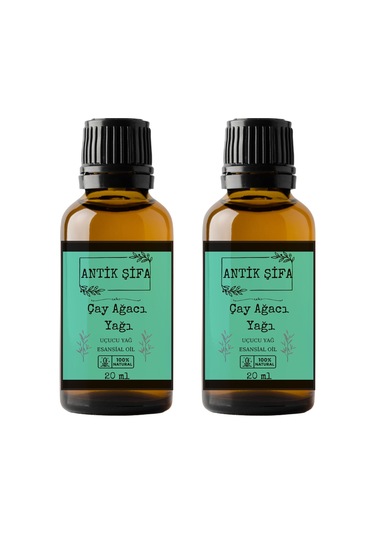 %100 Saf Çay Ağacı Yağı - 2 X 20ml 20 ML