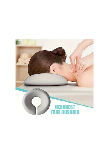 Honeybeeshop Gri Ayarlanabilir Masaj Yuz Yastigi Yatak Icin Rahat Bas Destegi Polyester Sunger 28 7cm X 7 37cm