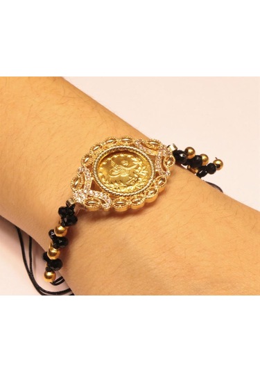 Yarım Reşat Baskı Altınlı Bileklik Rb18 Sarı Sarı Altın