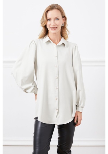 Dparis Örgü Kemerli Gömlek