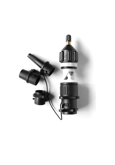 Dofolink Sup Pano, Kayak, Havlu Yatağı İçin Çok Amaçlı Nylon Flaş Devir Aleti Seti - Turuncu 1 Adet Adaptör + 5 Farklı Uç