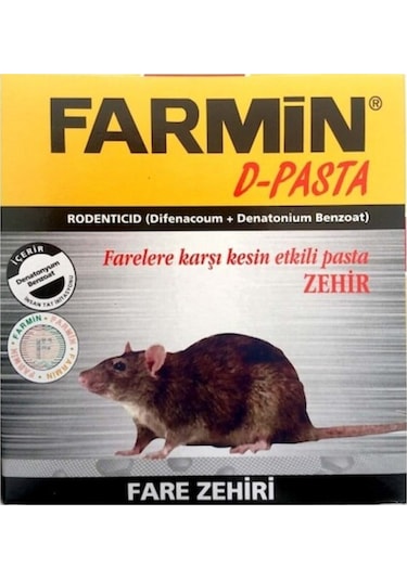 Farmin D- Pasta Fare Zehiri Böcek Ve Haşere Ilacı 90 G