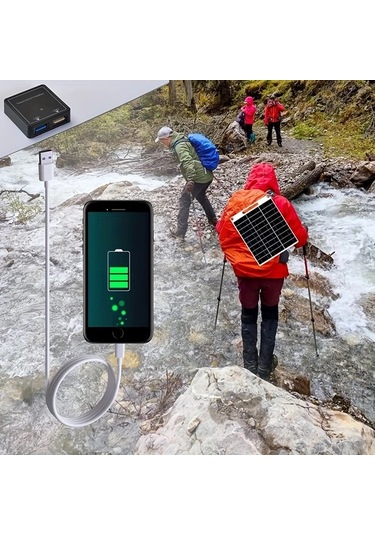 Xuweiwei Roy 10w 15w Esnek Tasinabilir Gunes Paneli Sarj Cihazi Usb İle Acik Hava Seyahat Kamp Icin Kararli Sarj Gunes 10w